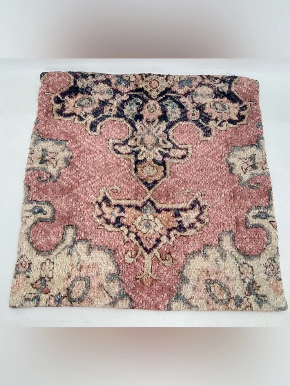 Pottery Barn VALARI Woven Textured Cotton & Linen Pillow Cover